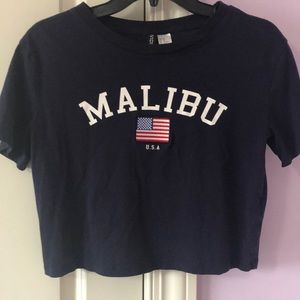 H&M Graphic Crop Top